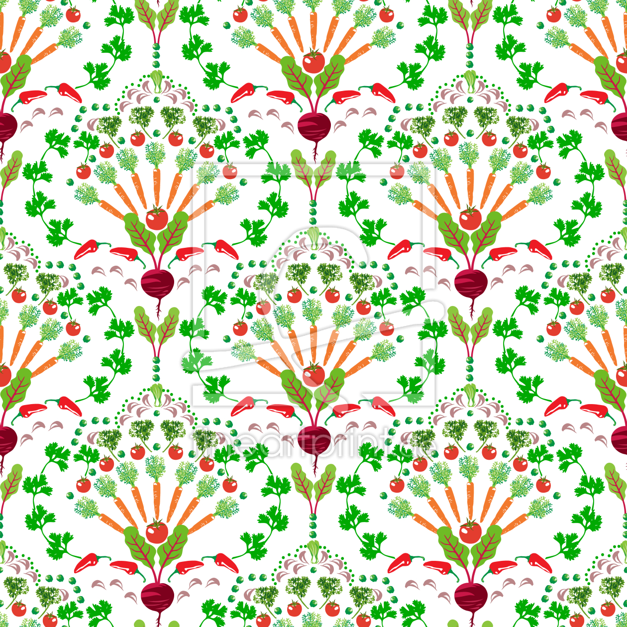 Bild-Nr.: 9015347 Gemüse Sträusse erstellt von patterndesigns-com