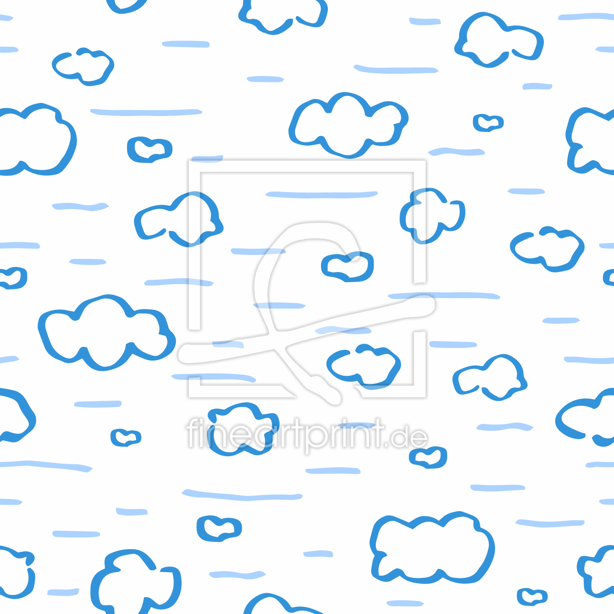 Bild-Nr.: 9015360 Handgezeichnete Wolken erstellt von patterndesigns-com