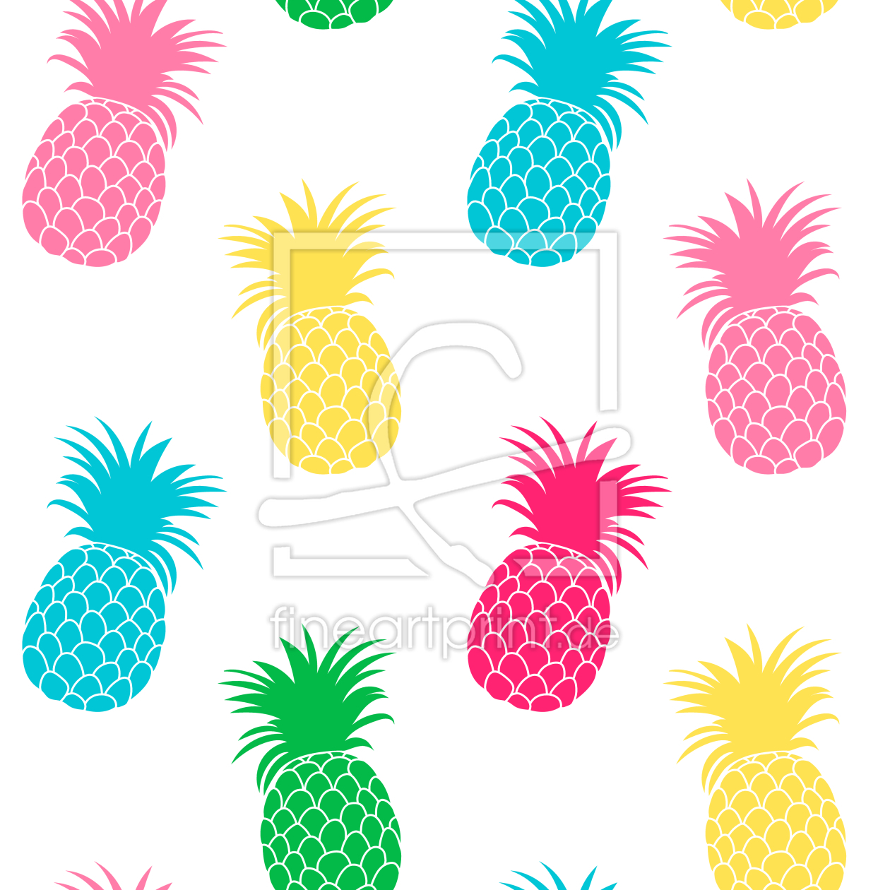 Bild-Nr.: 9015394 Süße Ananas erstellt von patterndesigns-com