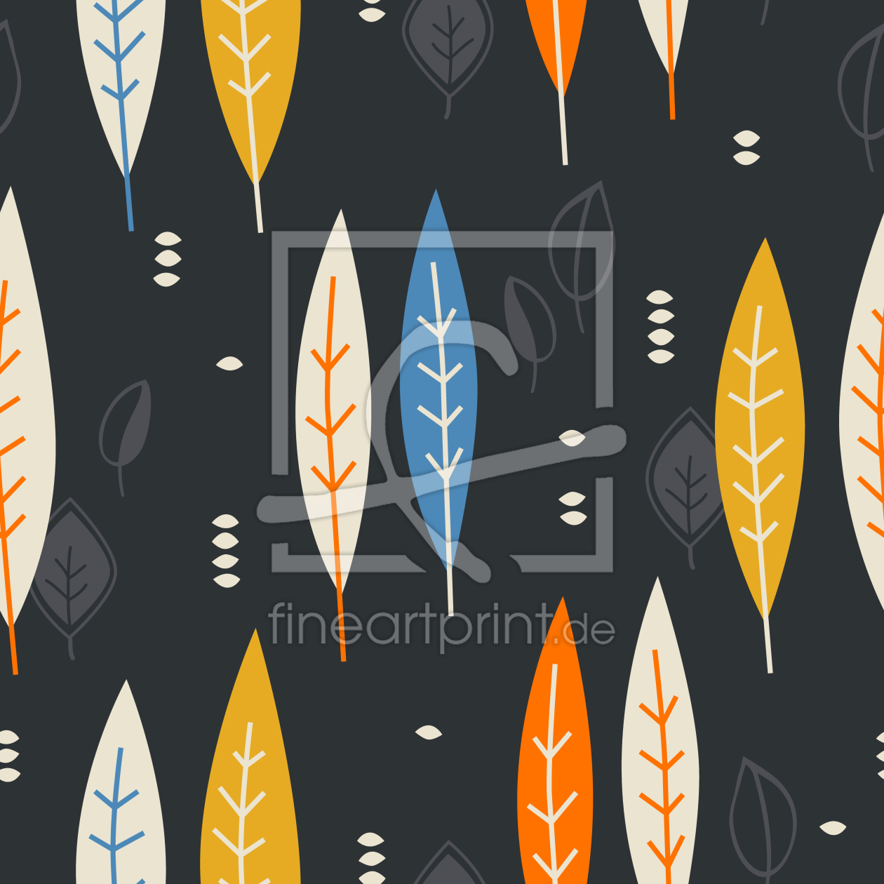 Bild-Nr.: 9015398 Vintage Federn erstellt von patterndesigns-com