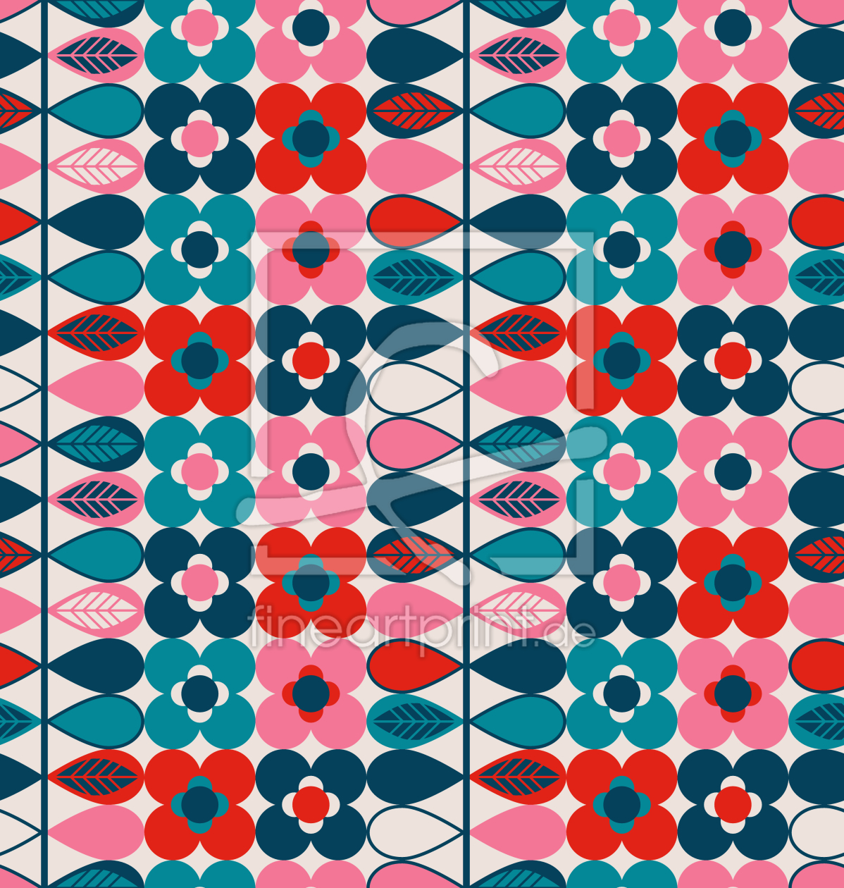 Bild-Nr.: 9015403 Florella Bordura erstellt von patterndesigns-com