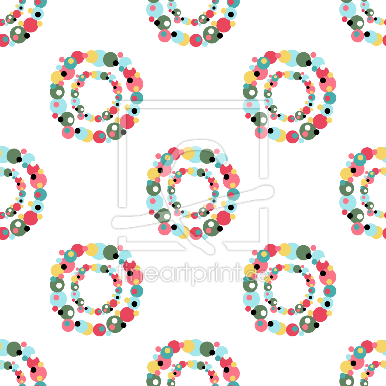 Bild-Nr.: 9015412 Gepunktete Ringe erstellt von patterndesigns-com