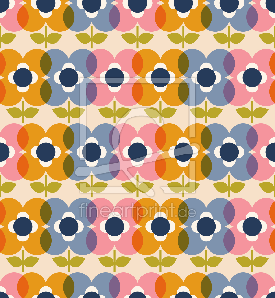 Bild-Nr.: 9015451 6ziger Blumen erstellt von patterndesigns-com