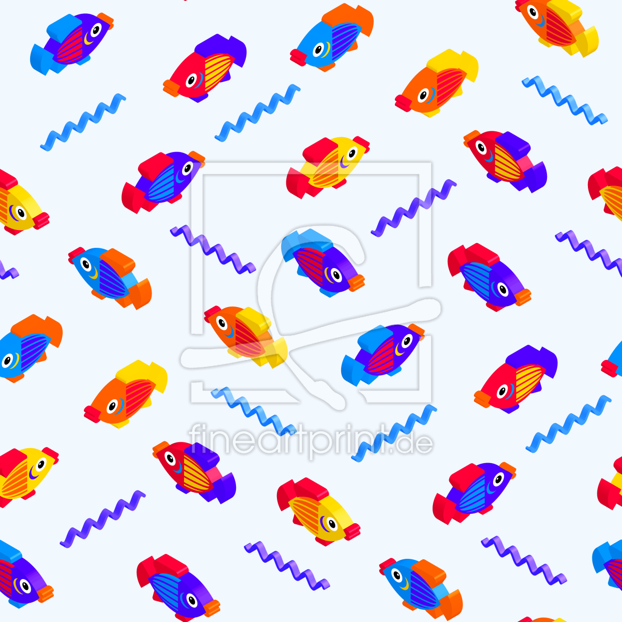 Bild-Nr.: 9015486 3D Fischspiel erstellt von patterndesigns-com