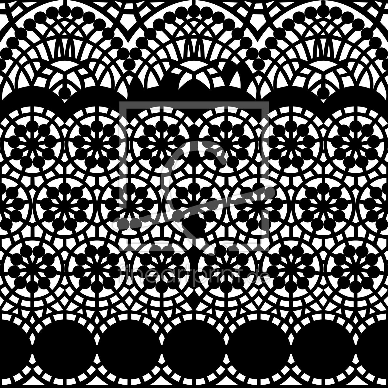 Bild-Nr.: 9024754 Alhambra Schwarz erstellt von patterndesigns-com