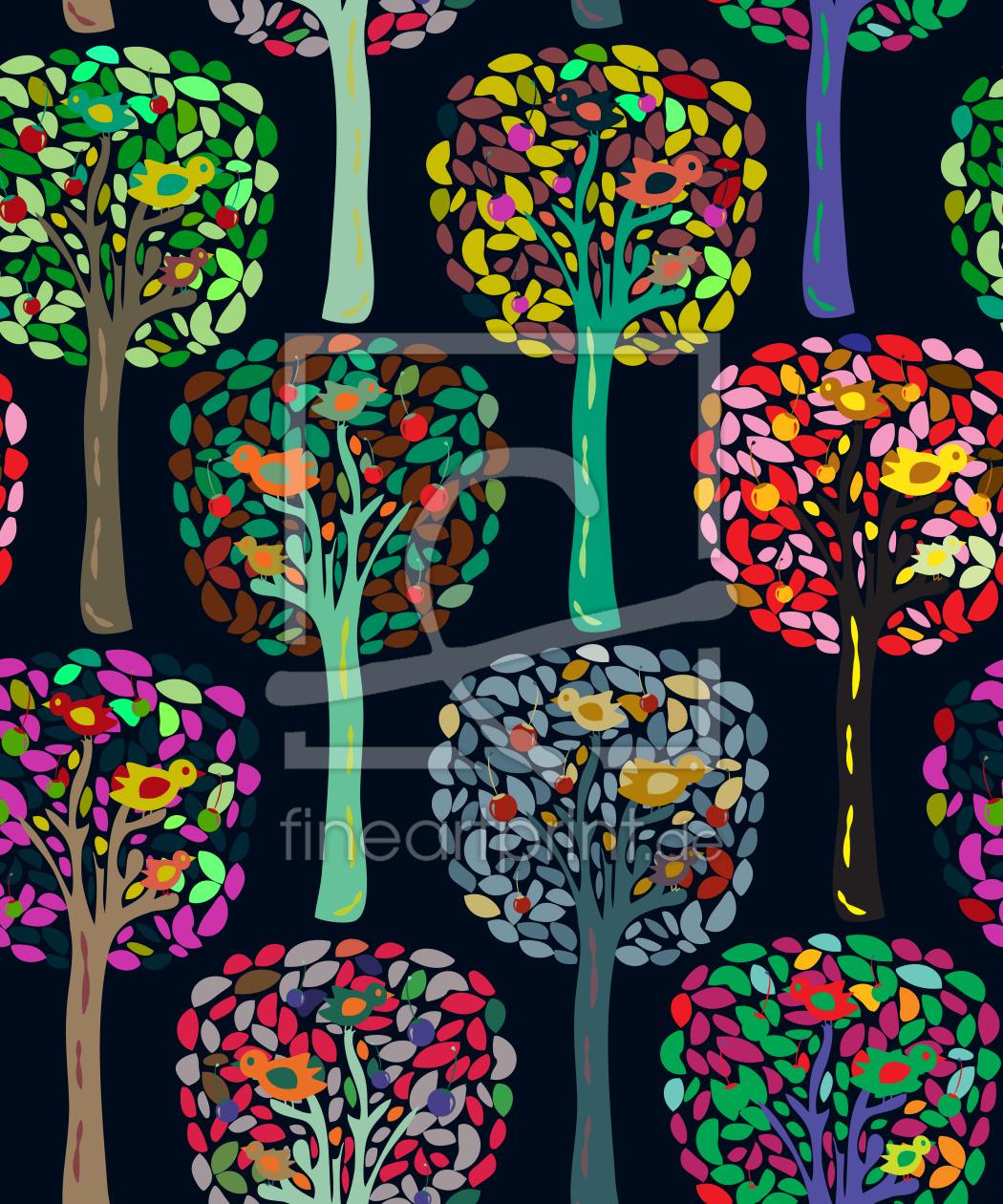 Bild-Nr.: 9024792 Cecilias Trees erstellt von patterndesigns-com