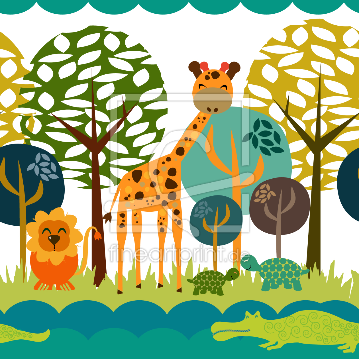 Bild-Nr.: 9024820 African Safari Club erstellt von patterndesigns-com