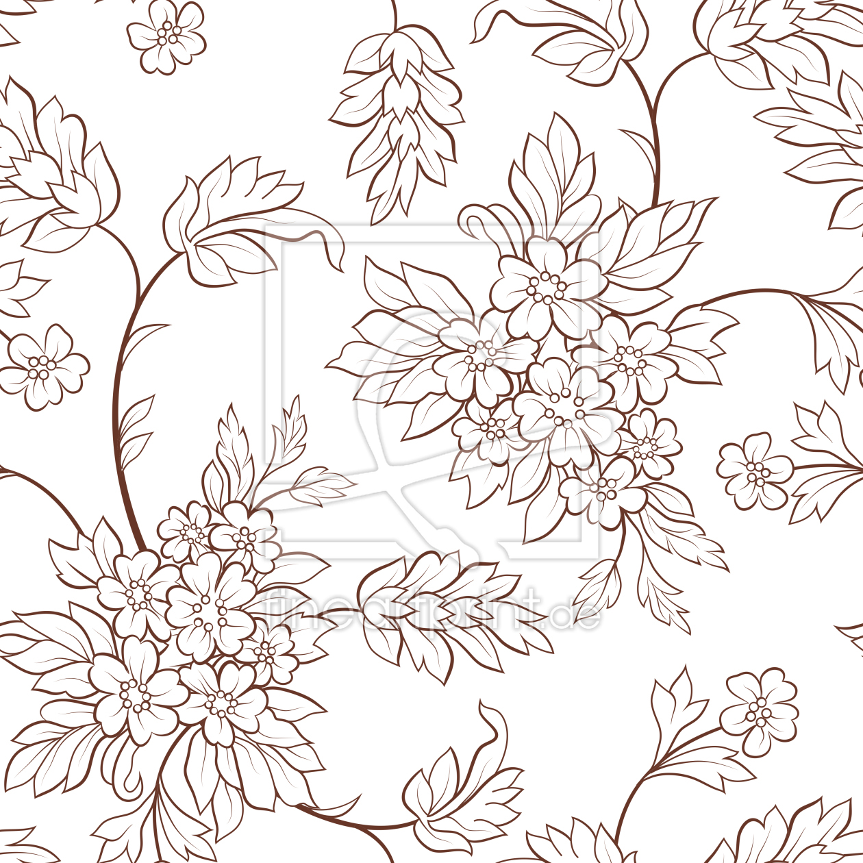 Bild-Nr.: 9024836 Bouquet Outlines erstellt von patterndesigns-com