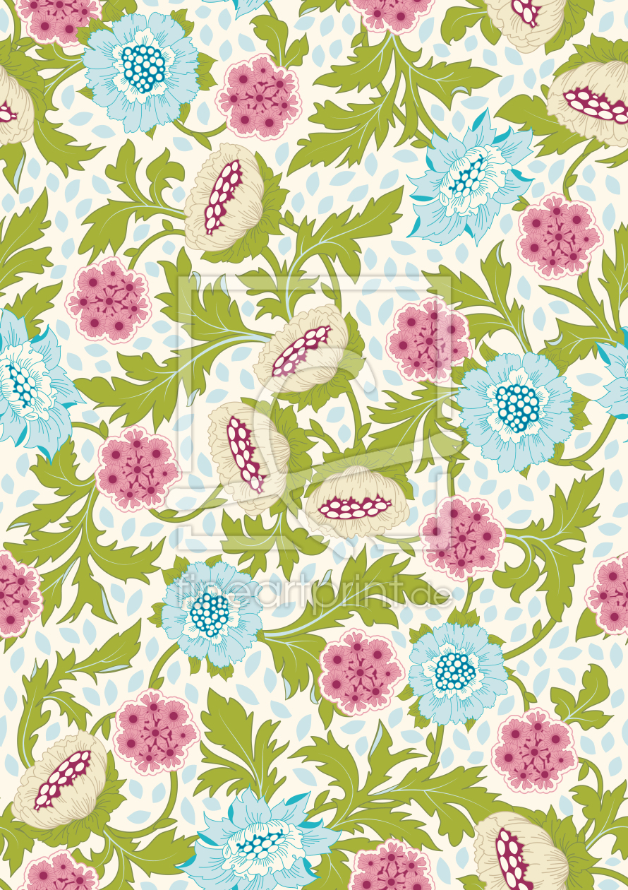 Bild-Nr.: 9024838 Kostbarer Blütentraum erstellt von patterndesigns-com