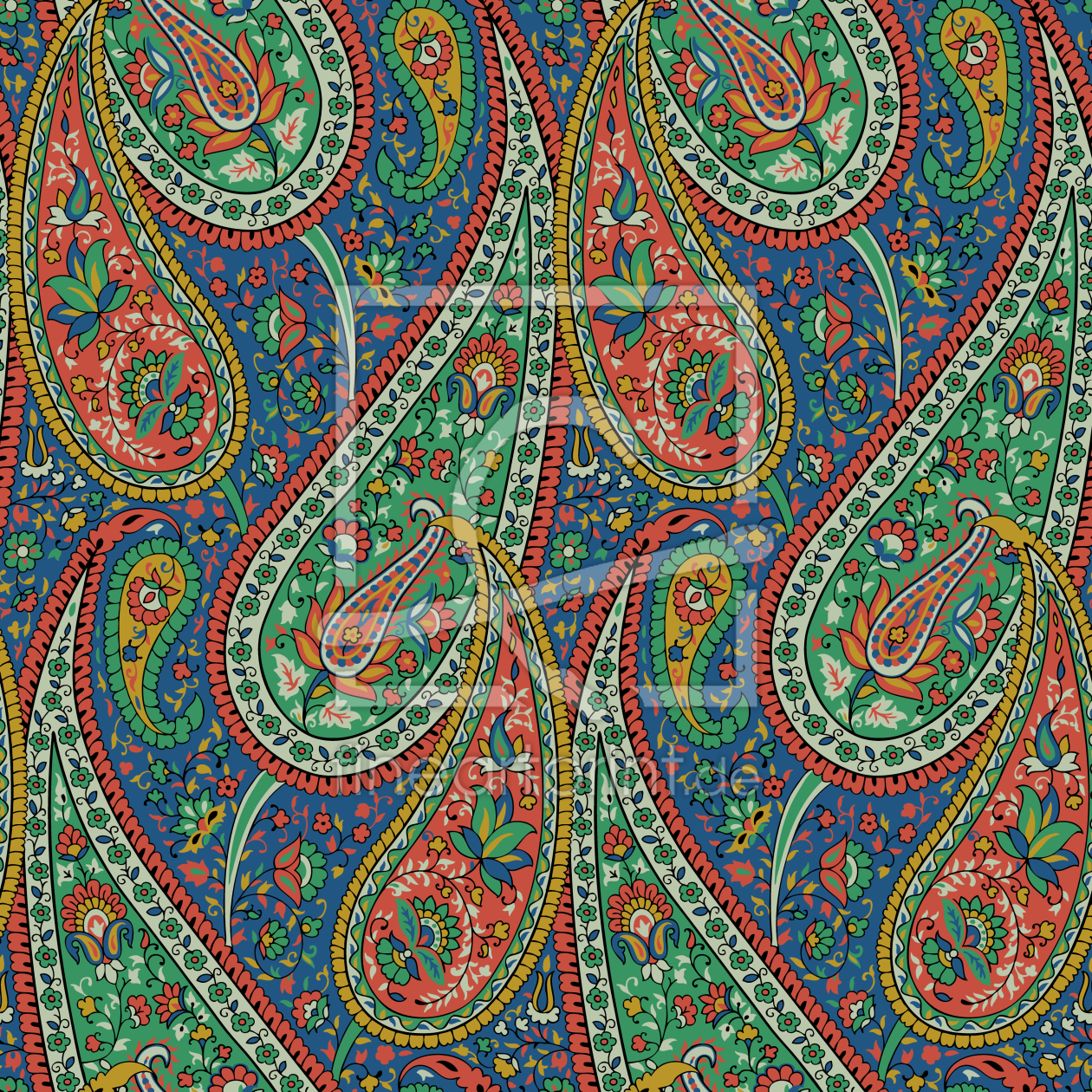 Bild-Nr.: 9024855 Filigranes Paisley erstellt von patterndesigns-com