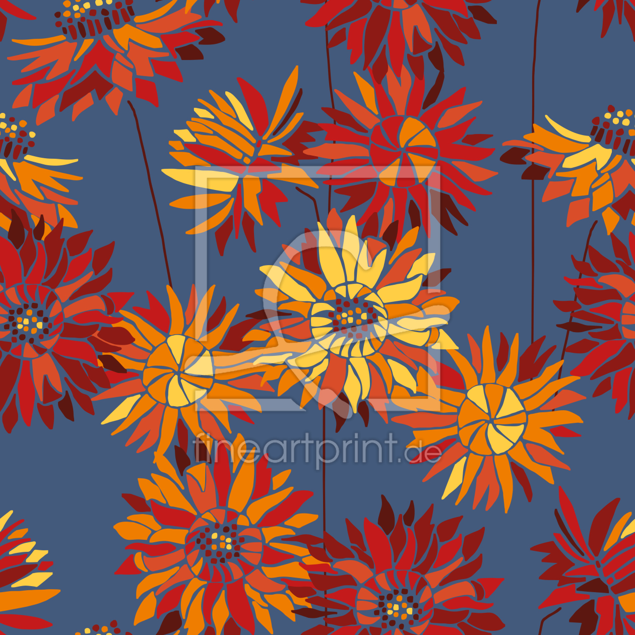 Bild-Nr.: 9024882 Strohblumen erstellt von patterndesigns-com