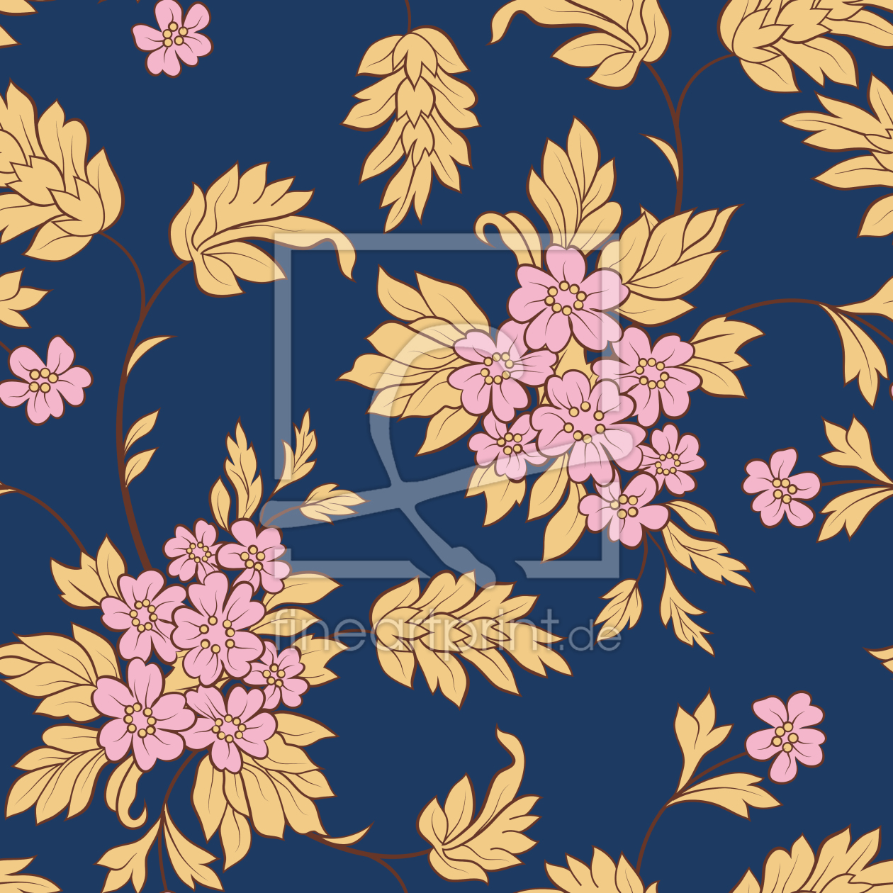 Bild-Nr.: 9024892 Dunkelblaues Bouquet erstellt von patterndesigns-com