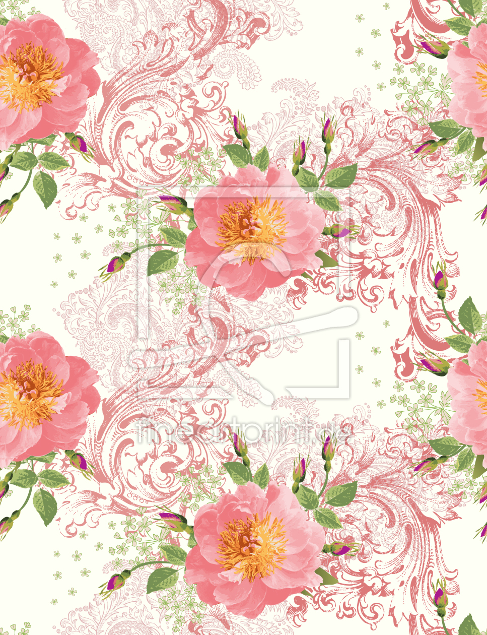 Bild-Nr.: 9024909 Epochale Rosen erstellt von patterndesigns-com