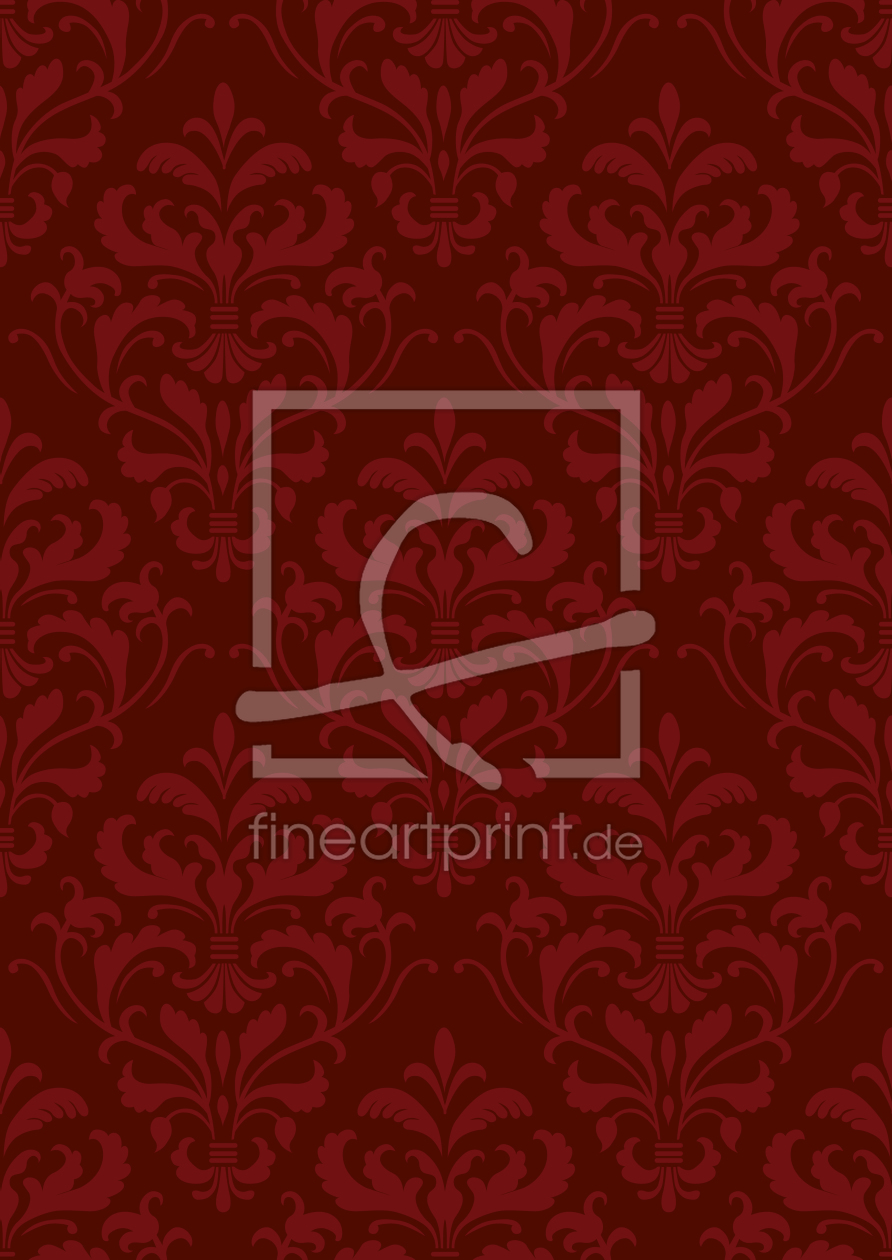 Bild-Nr.: 9024936 Roter Französischer Barock erstellt von patterndesigns-com