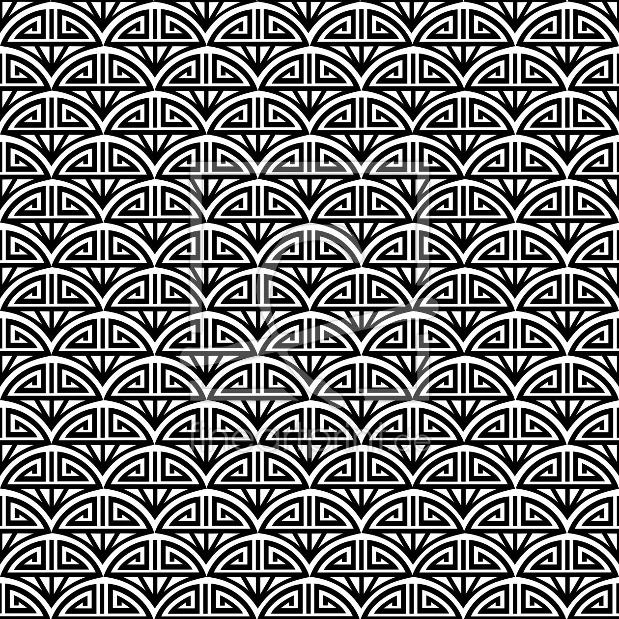 Bild-Nr.: 9024977 Samurai Schwarzweiß erstellt von patterndesigns-com
