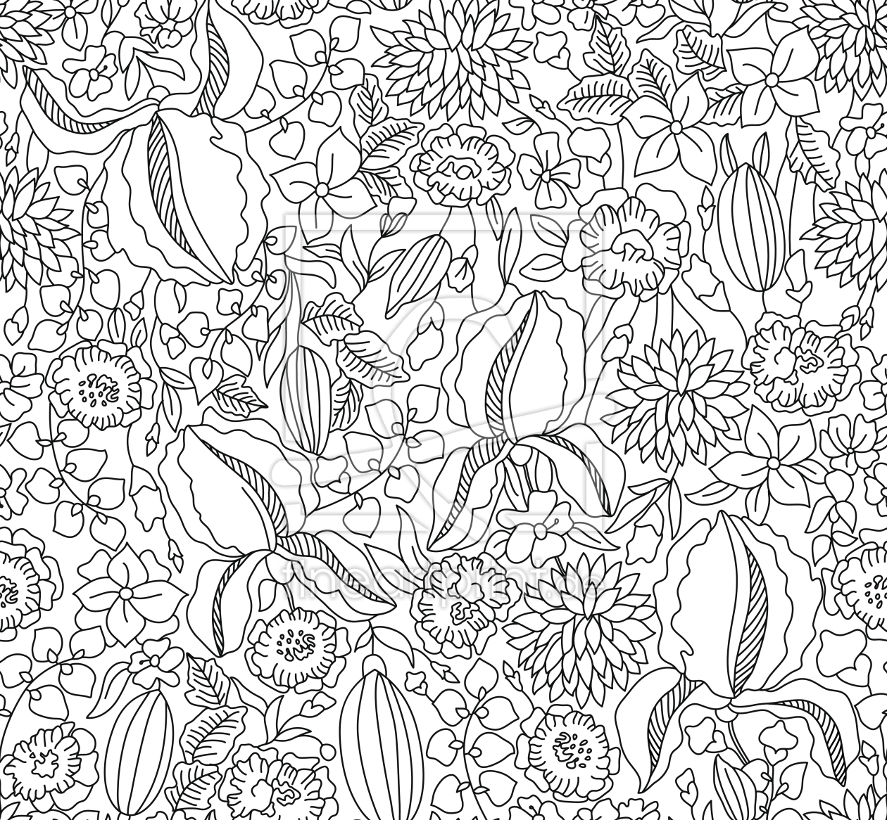 Bild-Nr.: 9025012 Lilly Zeichnet erstellt von patterndesigns-com