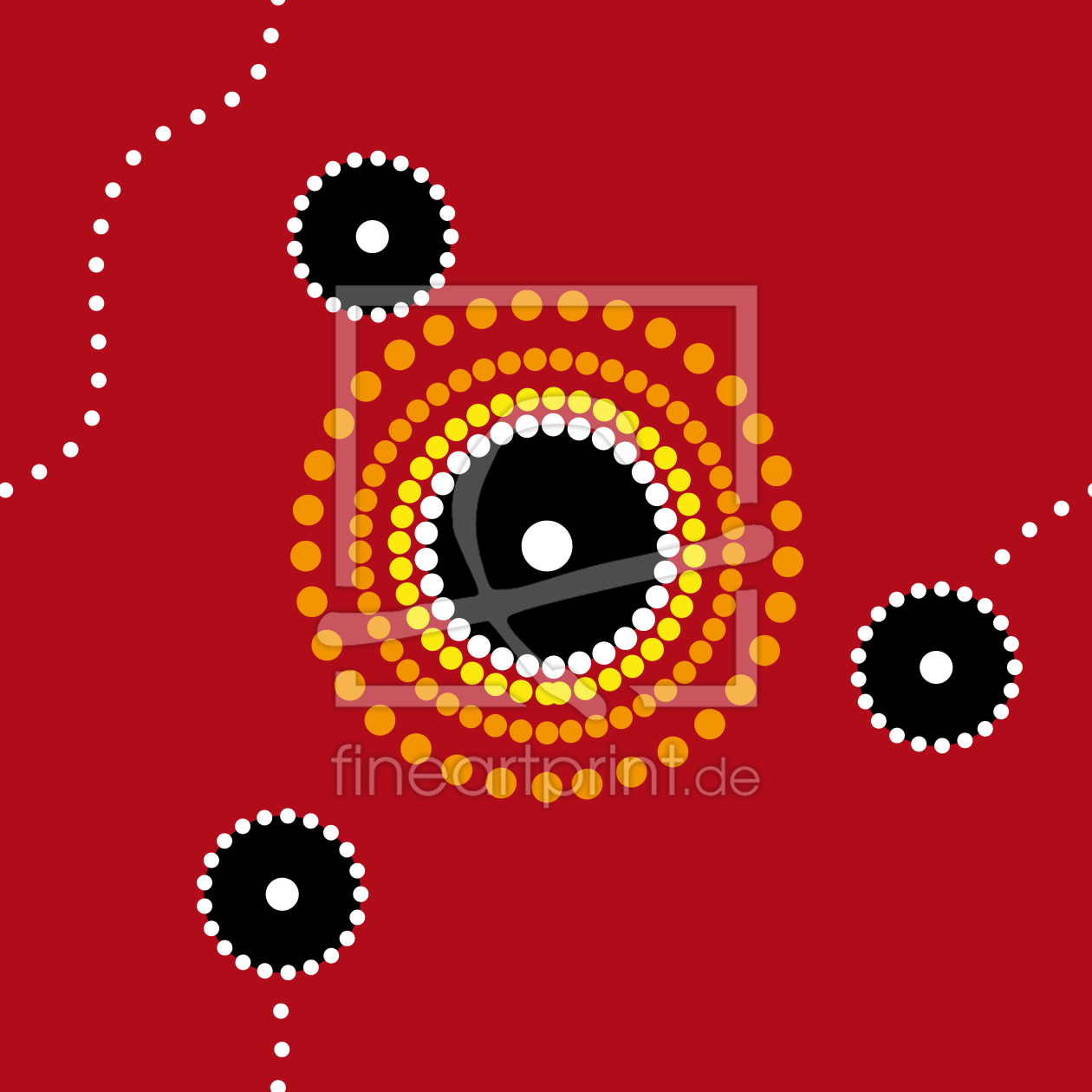 Bild-Nr.: 9025031 Aborigine Versammlung erstellt von patterndesigns-com