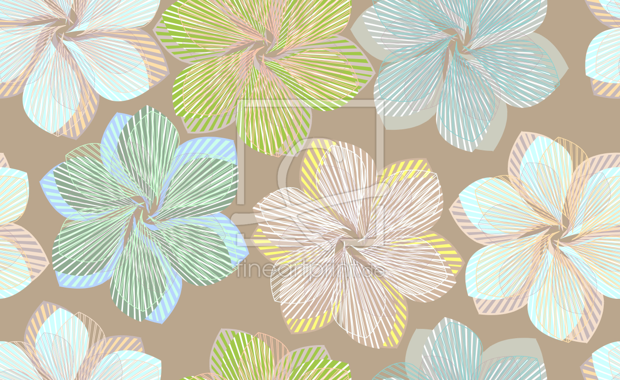 Bild-Nr.: 9025049 Zartheit Der Faltblumen erstellt von patterndesigns-com