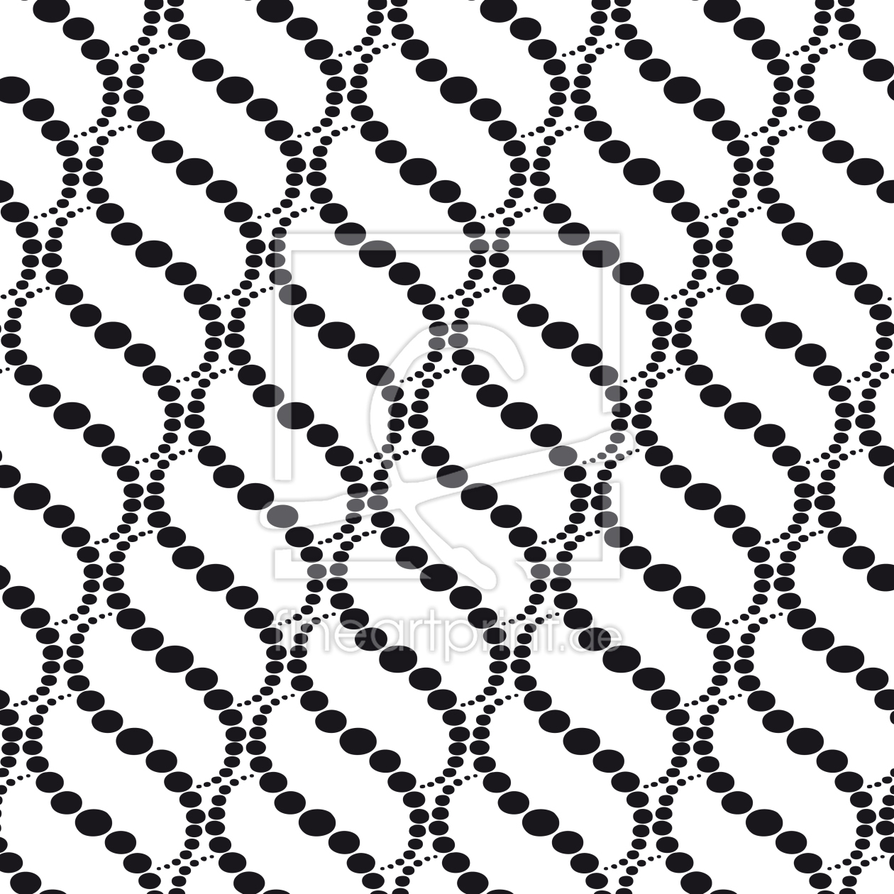 Bild-Nr.: 9025073 Wellige Punkte Auf Weiss erstellt von patterndesigns-com
