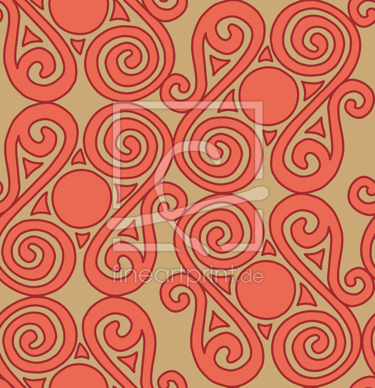 Bild-Nr.: 9025101 Cucuteni Spiralen erstellt von patterndesigns-com