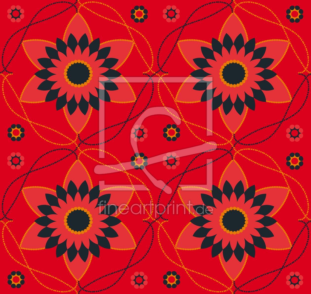 Bild-Nr.: 9025108 Blumen Aus Byzanz erstellt von patterndesigns-com