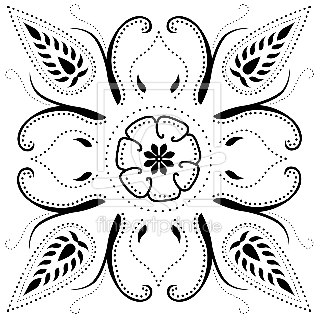 Bild-Nr.: 9025109 Bandana Bianco erstellt von patterndesigns-com