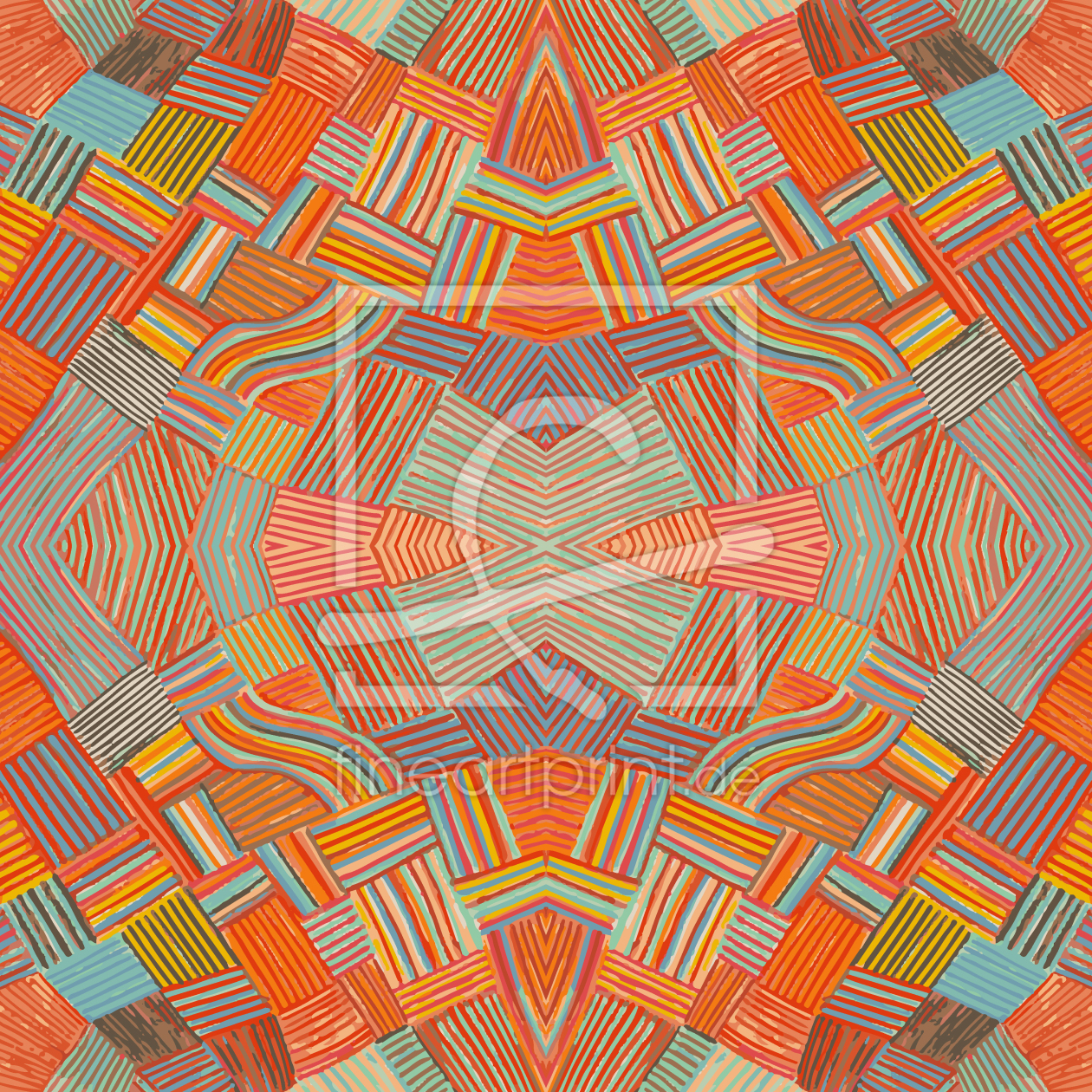 Bild-Nr.: 9025142 Farbenfrohes Geflecht erstellt von patterndesigns-com