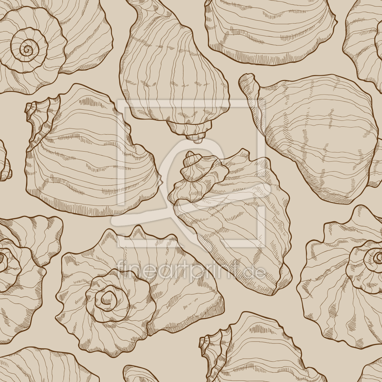 Bild-Nr.: 9025144 Meeresmuscheln Sand erstellt von patterndesigns-com