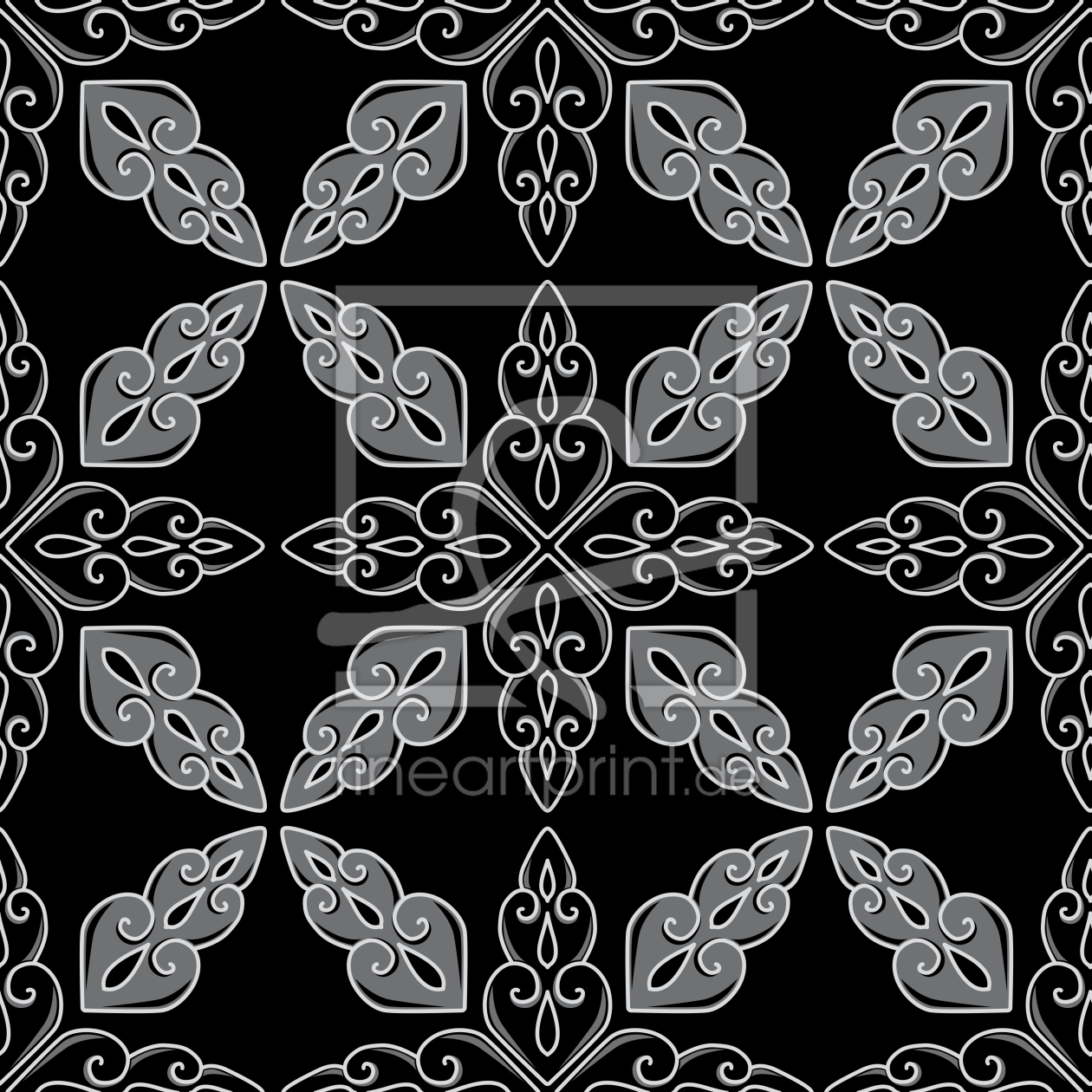 Bild-Nr.: 9025175 Marokkanisch Schwarz erstellt von patterndesigns-com