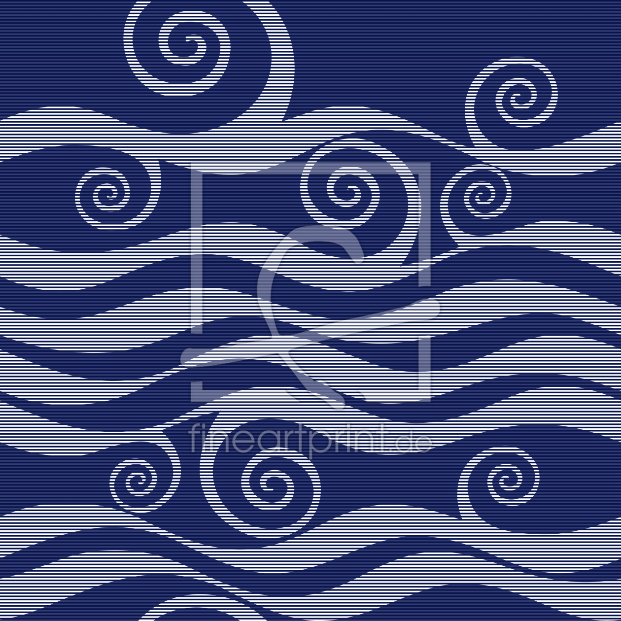 Bild-Nr.: 9025179 Wellen und Schnörkel erstellt von patterndesigns-com