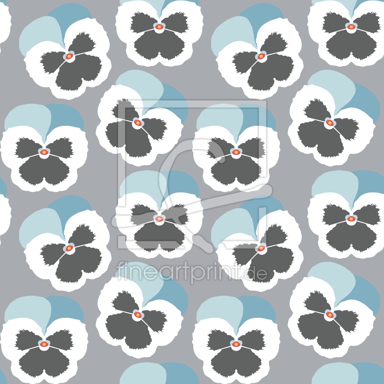 Bild-Nr.: 9025180 Violetta Blau erstellt von patterndesigns-com