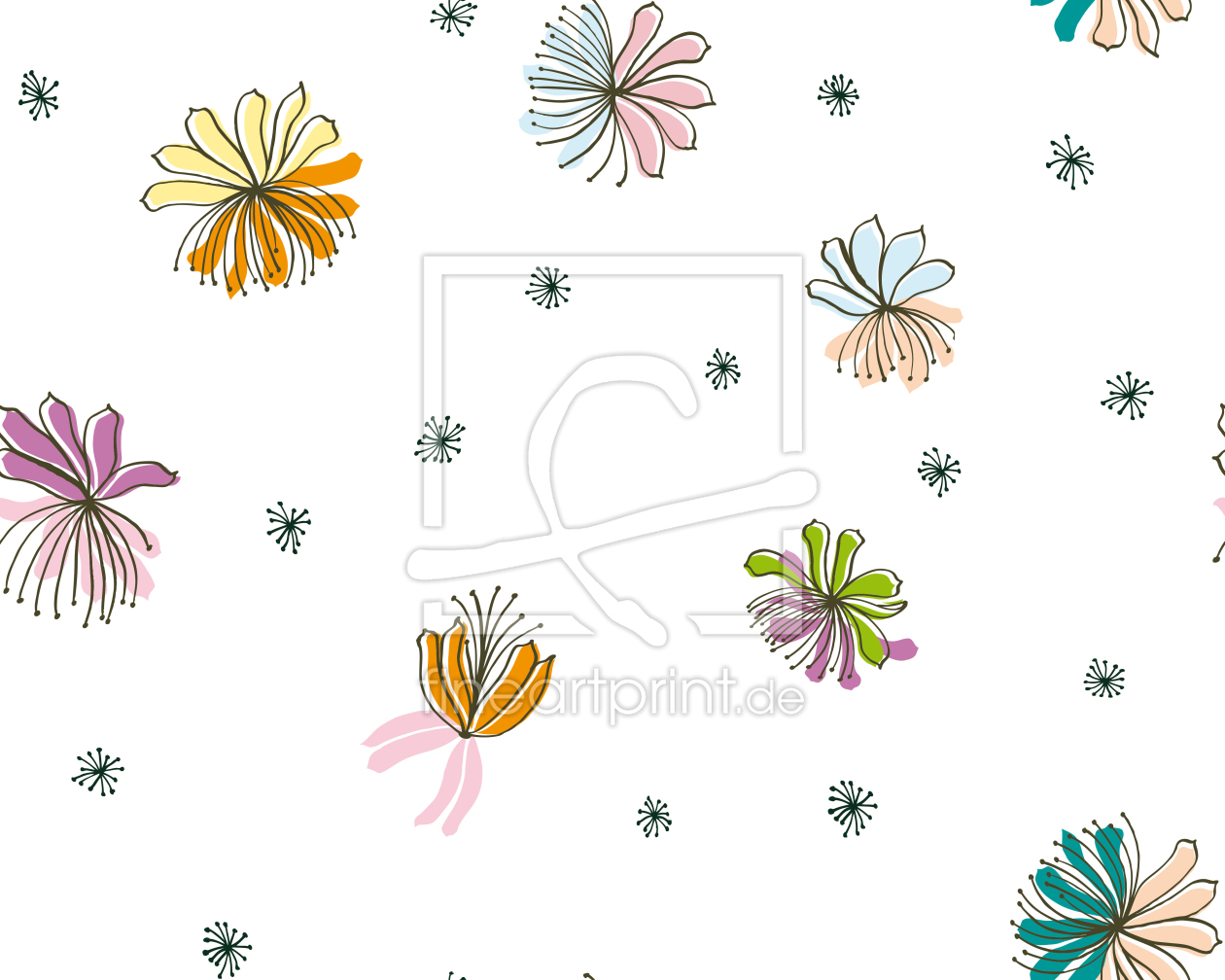 Bild-Nr.: 9025222 Zierliche Blüten erstellt von patterndesigns-com