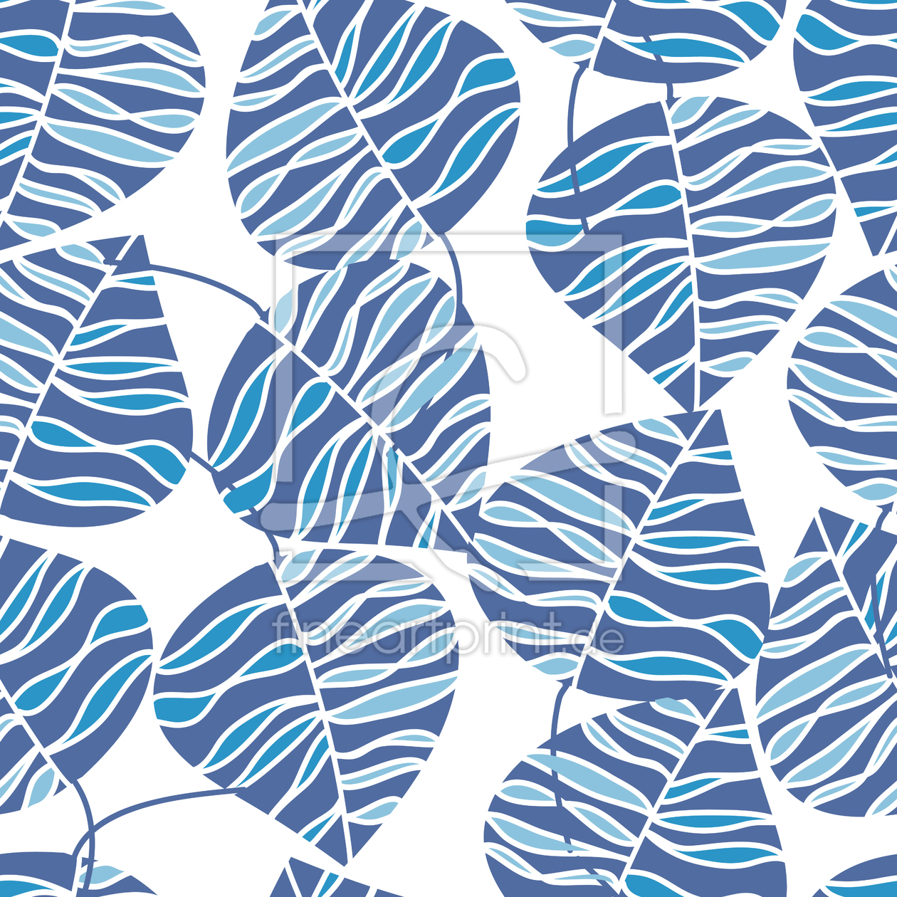 Bild-Nr.: 9025225 Die Wellen Der Blätter erstellt von patterndesigns-com