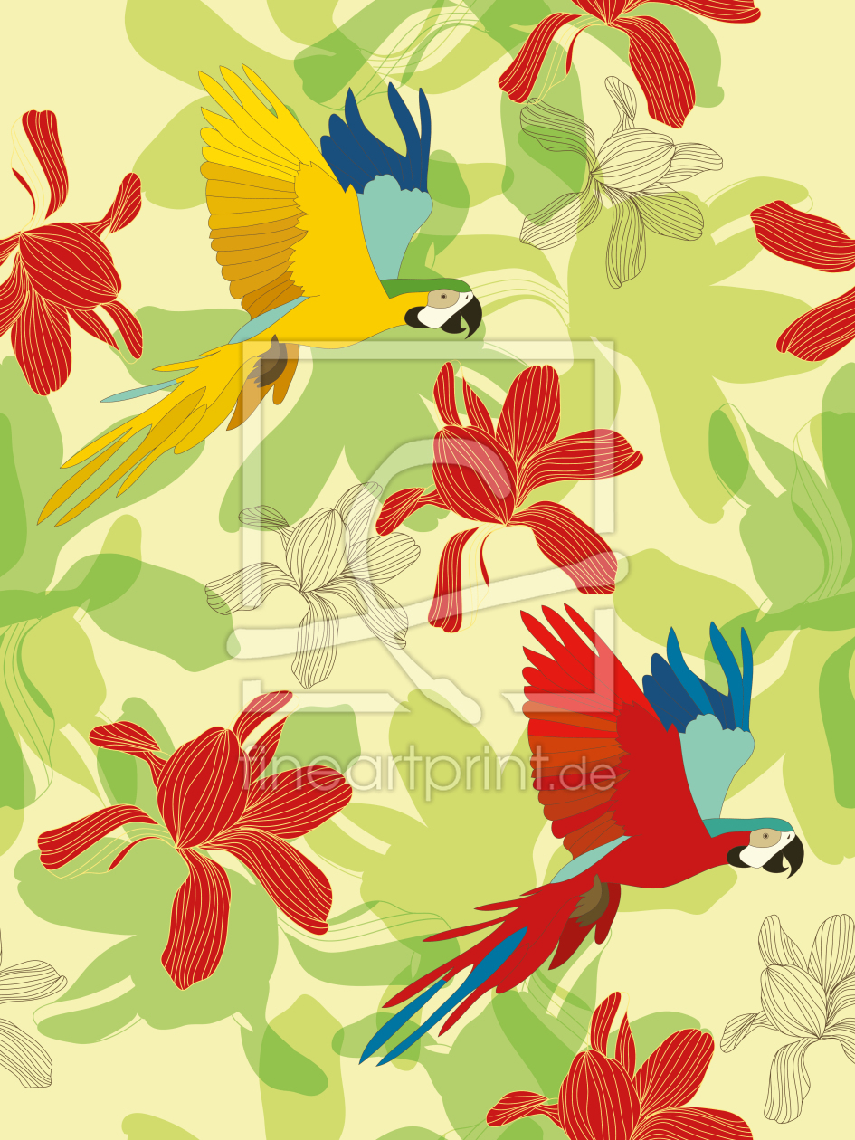 Bild-Nr.: 9025231 Ara Tropical erstellt von patterndesigns-com