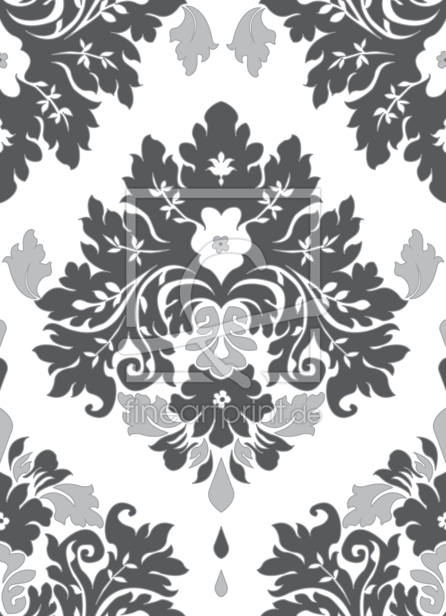 Bild-Nr.: 9025252 Damask Gris erstellt von patterndesigns-com