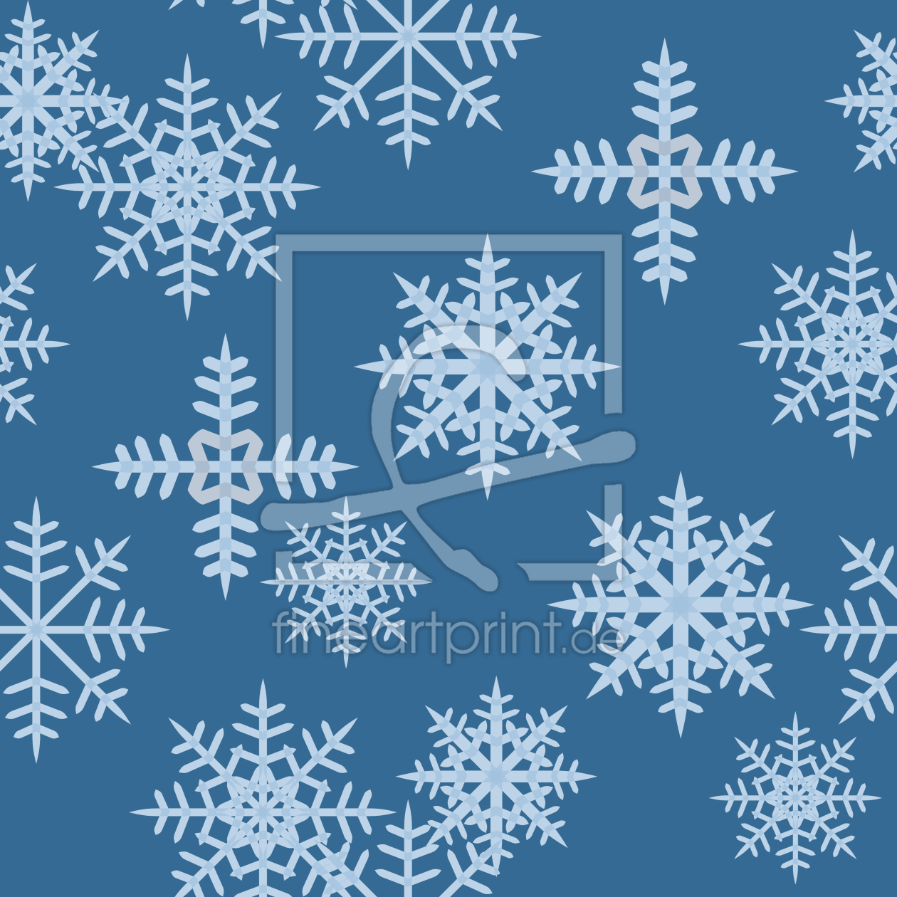 Bild-Nr.: 9025260 Eiskristalle Blau erstellt von patterndesigns-com