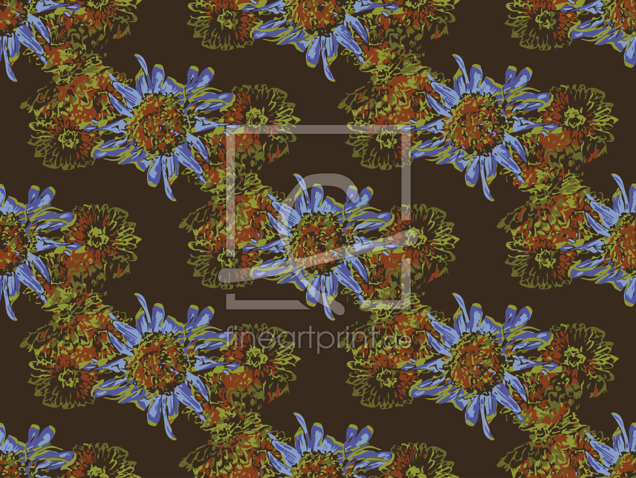 Bild-Nr.: 9025309 Aster Braun erstellt von patterndesigns-com