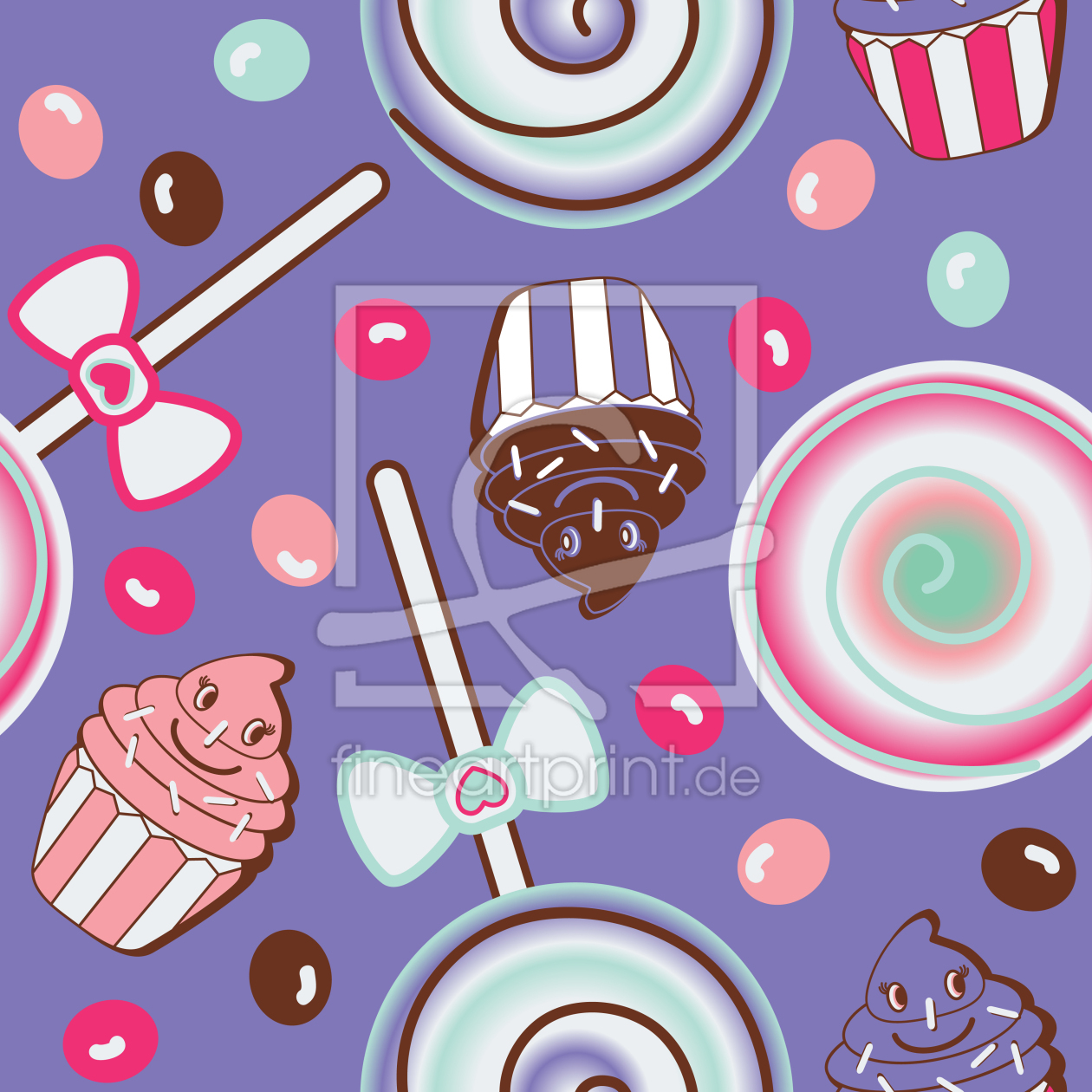 Bild-Nr.: 9025366 Cookidoo Lila erstellt von patterndesigns-com