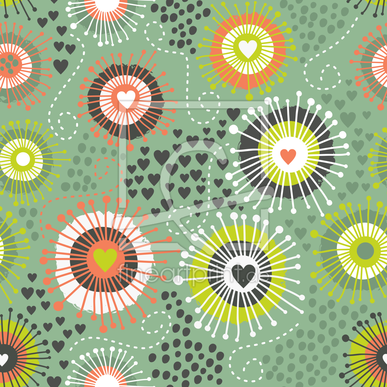 Bild-Nr.: 9025434 Herzschläge Im Frühling erstellt von patterndesigns-com