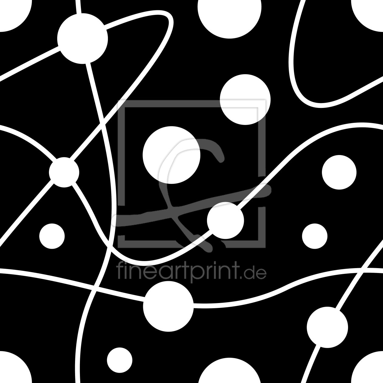 Bild-Nr.: 9025441 Kreisrund Schwarz Weiss erstellt von patterndesigns-com