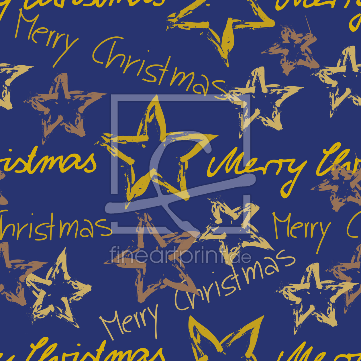 Bild-Nr.: 9025467 Merry Christmas Blau erstellt von patterndesigns-com