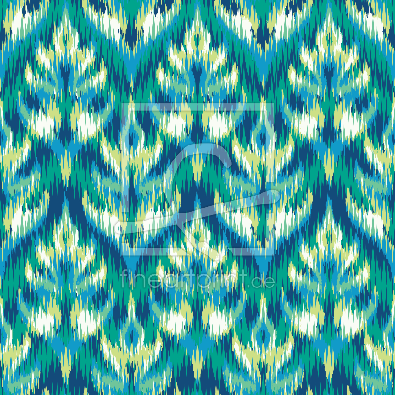 Bild-Nr.: 9025540 Asia Ikat Damast erstellt von patterndesigns-com