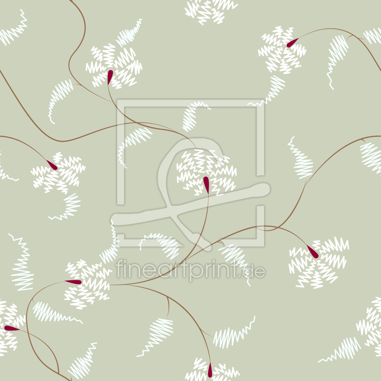 Bild-Nr.: 9025588 Flora Zack Wasserlilie erstellt von patterndesigns-com