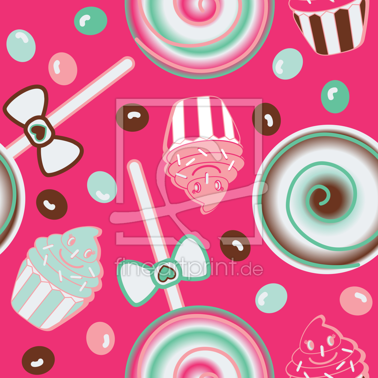 Bild-Nr.: 9025612 Cookidoo Pink erstellt von patterndesigns-com