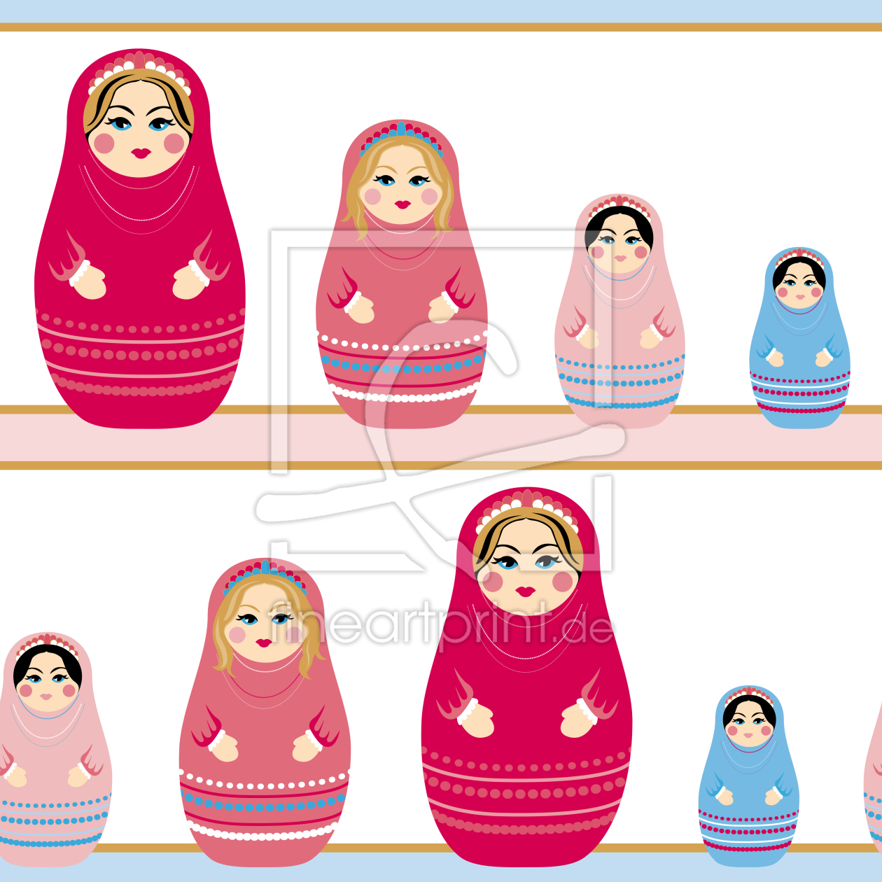 Bild-Nr.: 9025639 Baboushka Püppchen erstellt von patterndesigns-com