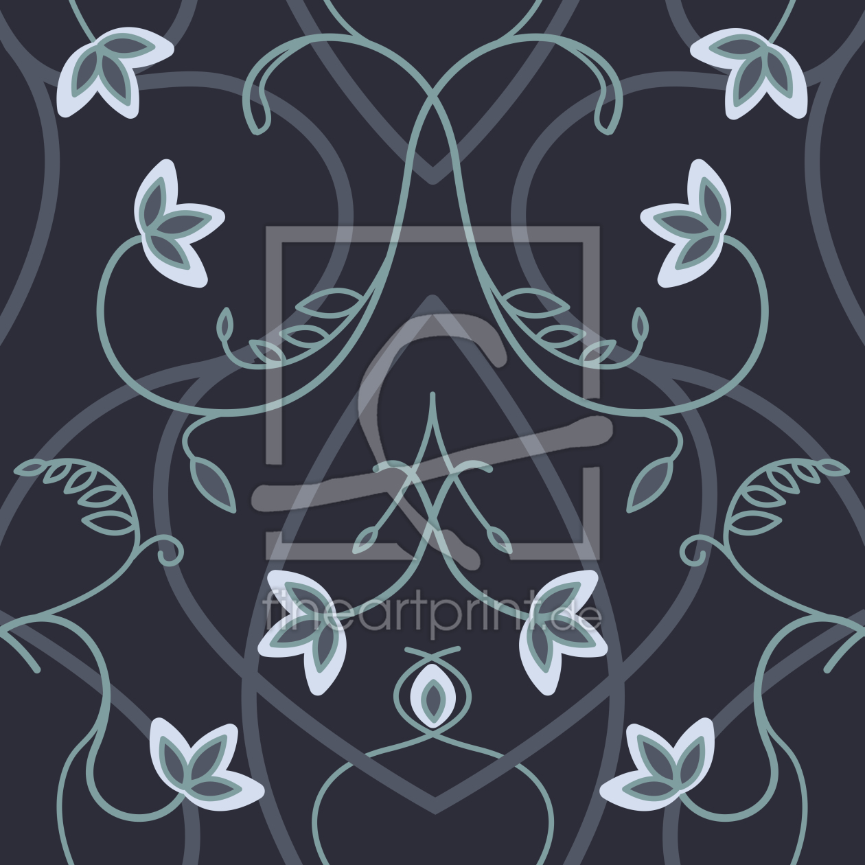 Bild-Nr.: 9025645 Gotische Blumenfantasie erstellt von patterndesigns-com