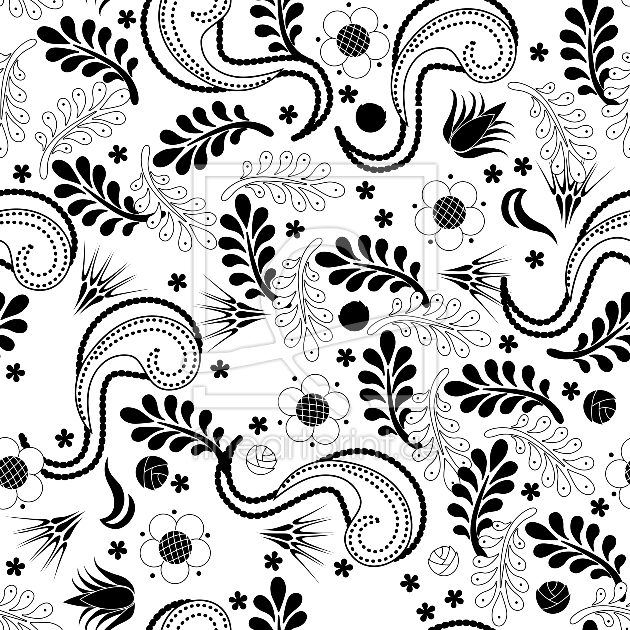 Bild-Nr.: 9025678 Avantgarde Floral erstellt von patterndesigns-com