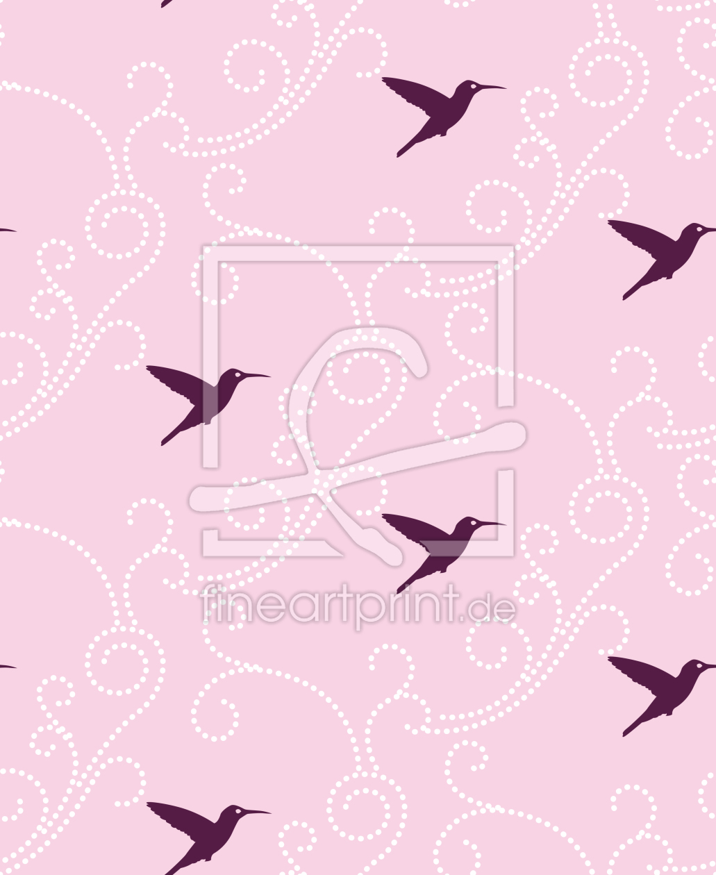 Bild-Nr.: 9025682 Lila Kolibri erstellt von patterndesigns-com