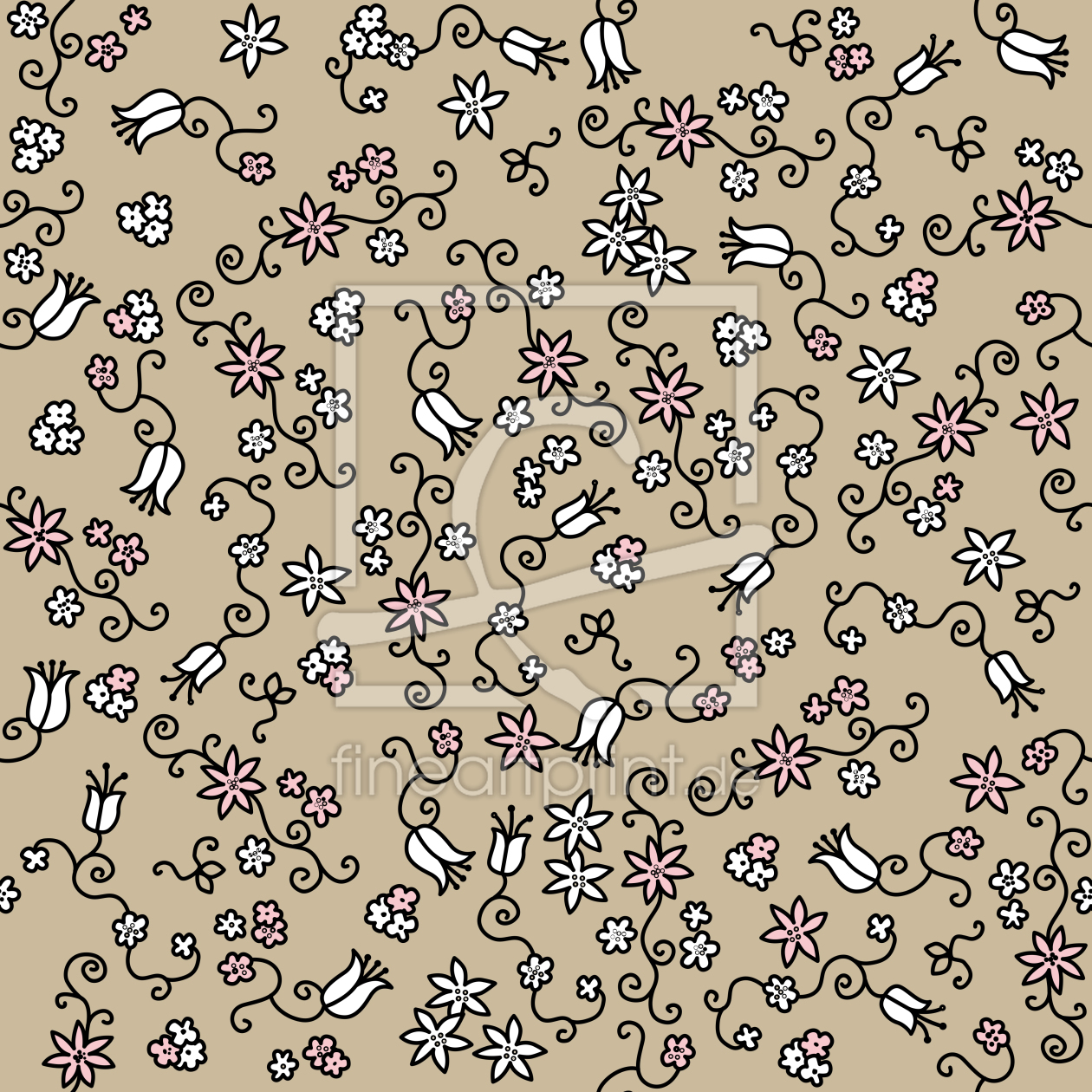 Bild-Nr.: 9025715 Blütenmeer Auf Sand erstellt von patterndesigns-com