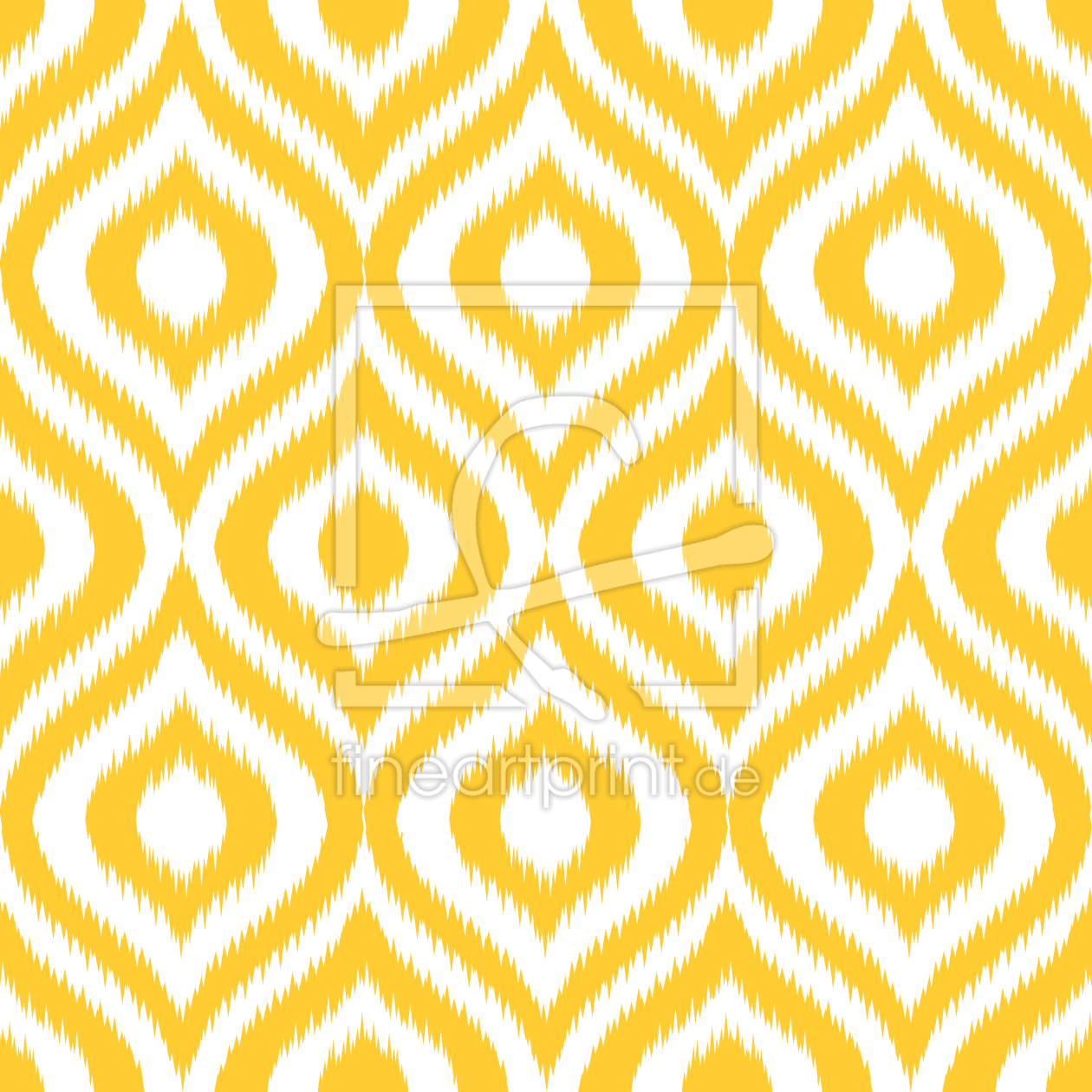 Bild-Nr.: 9025772 Gelber Ogee Damask erstellt von patterndesigns-com